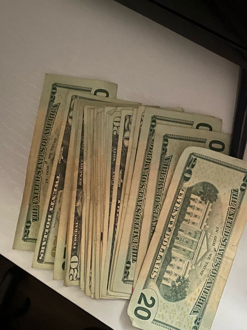 Stack of $20 bills